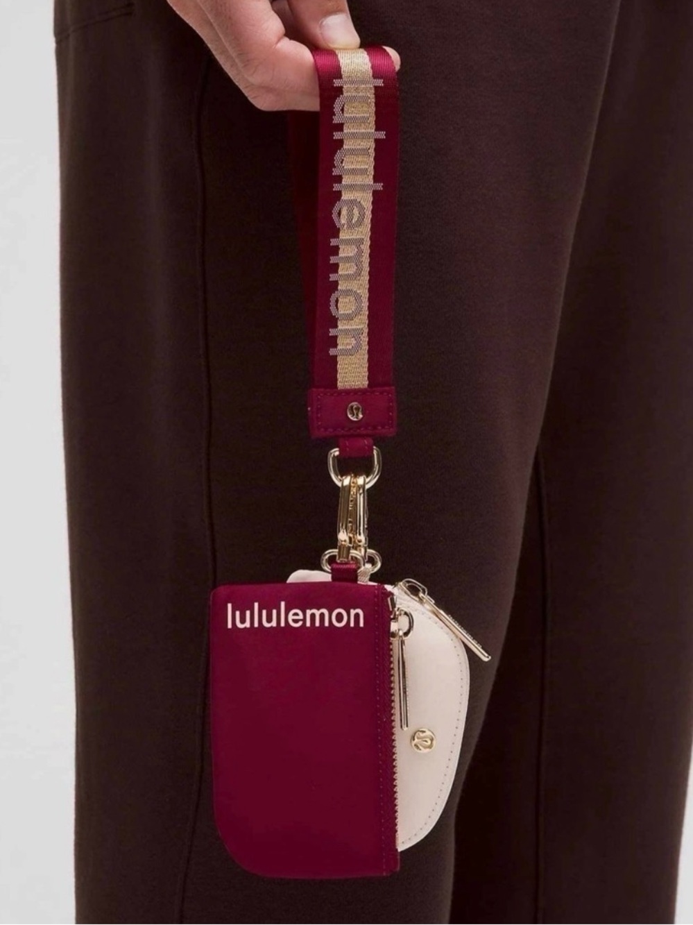 NWT Lululemon Dual Pouch Wristlet